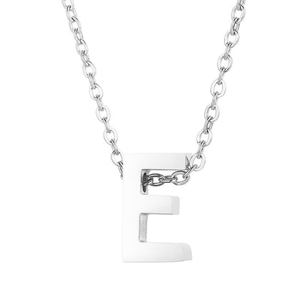 Fashion Letter Stainless Steel Titanium Steel Plating Pendant Necklace 1 Piece