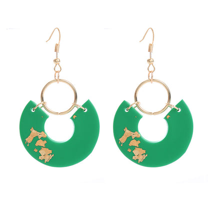 1 Pair Ethnic Style Geometric Soft Clay St. Patrick Women's Drop Earrings