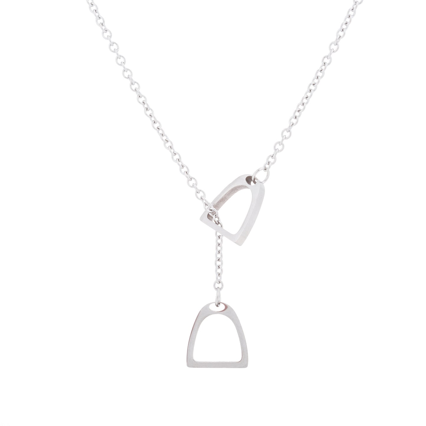 Fashion Horseshoe Stainless Steel Plating Pendant Necklace