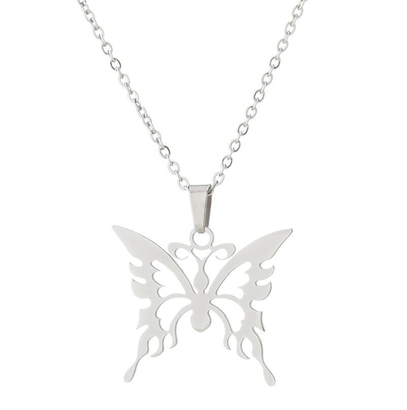 1 Piece Fashion Butterfly Stainless Steel Plating Necklace