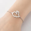 Fashion Animal 201 Stainless Steel 18K Gold Plated Bracelets In Bulk