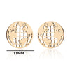 1 Pair Fashion Ball Stainless Steel Plating Ear Studs