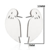 1 Pair Fashion Ball Stainless Steel Plating Ear Studs