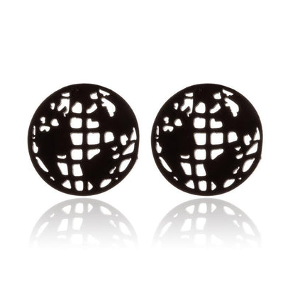 1 Pair Fashion Ball Stainless Steel Plating Ear Studs