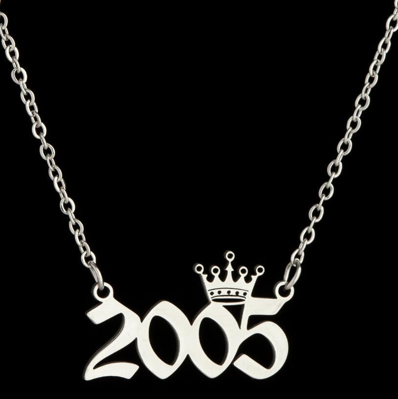 1 Piece Fashion Number Stainless Steel Plating Necklace