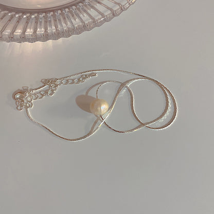 Copper Elegant Simple Style Solid Color Pendant Necklace