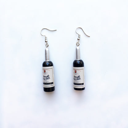 1 Pair Fashion Wine Bottle Resin Handmade Women's Drop Earrings