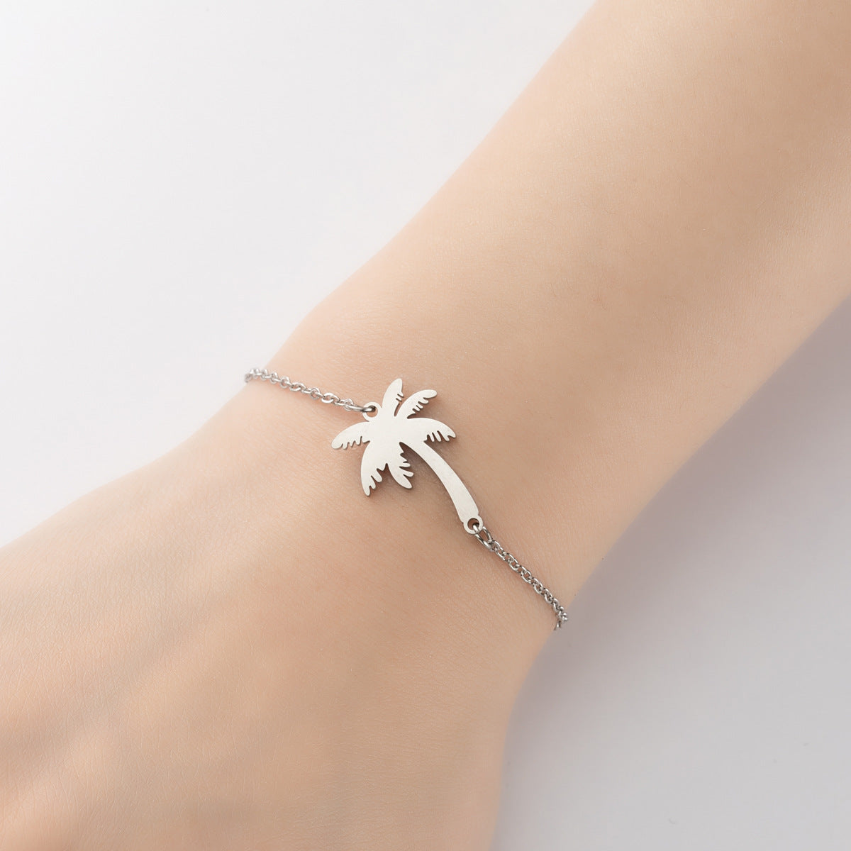 1 Piece Fashion Leaf Star Stainless Steel Plating Bracelets