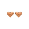 1 Pair Simple Style Heart Shape Stainless Steel Plating Ear Studs