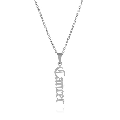 1 Piece Fashion Letter Stainless Steel Plating Pendant Necklace