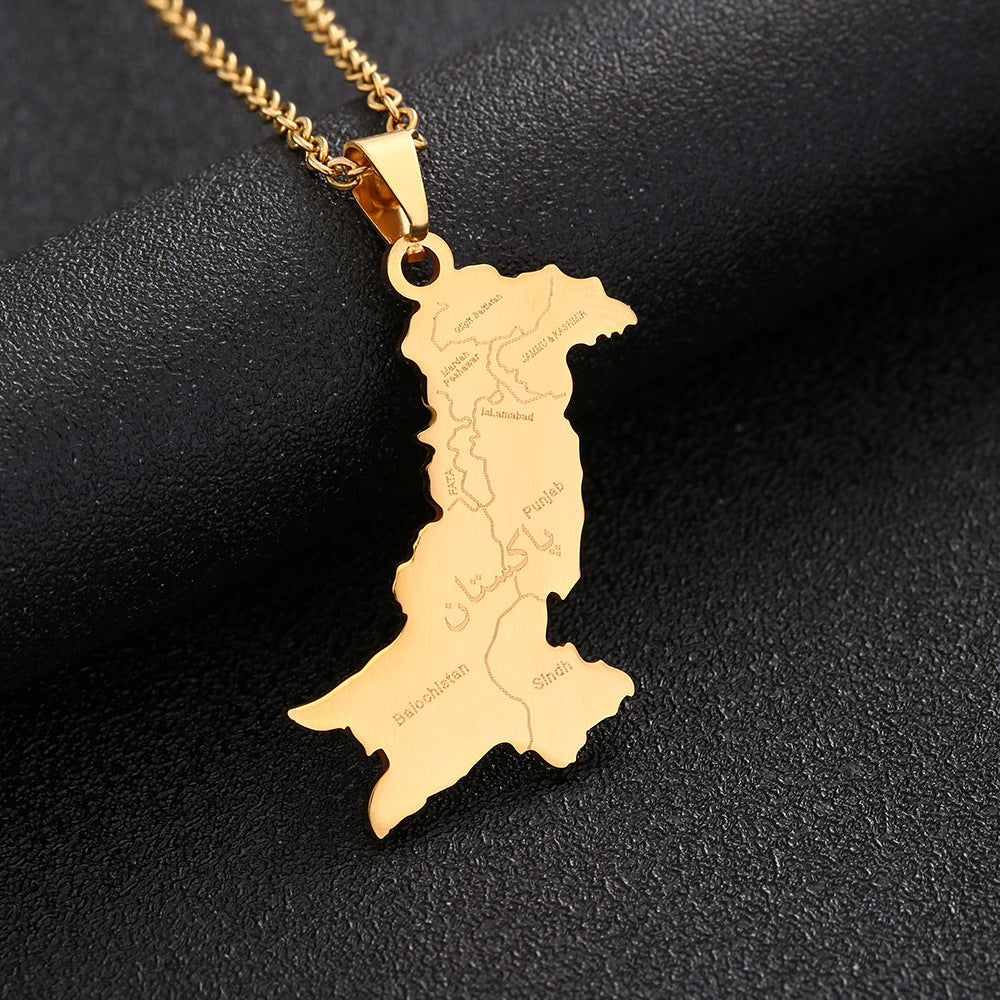 1 Piece Fashion Letter Stainless Steel Plating Pendant Necklace