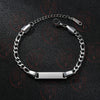 1 Piece Simple Style Geometric Stainless Steel Plating Bracelets