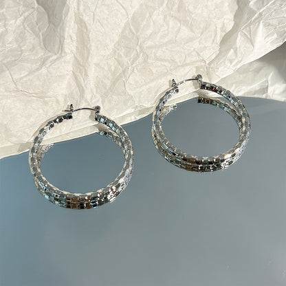 1 Pair Simple Style Geometric Alloy Plating Women's Earrings