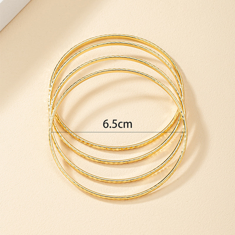 Fashion Circle Alloy Round Alloy Women's Bangle