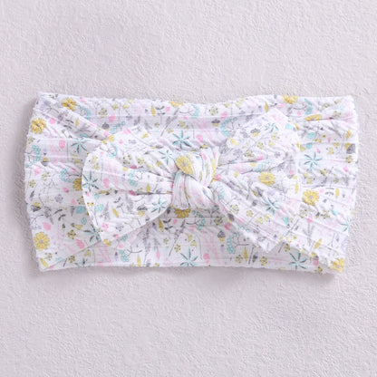 Fashion Flower Bow Knot Watermelon Nylon Printing Hair Band 1 Piece