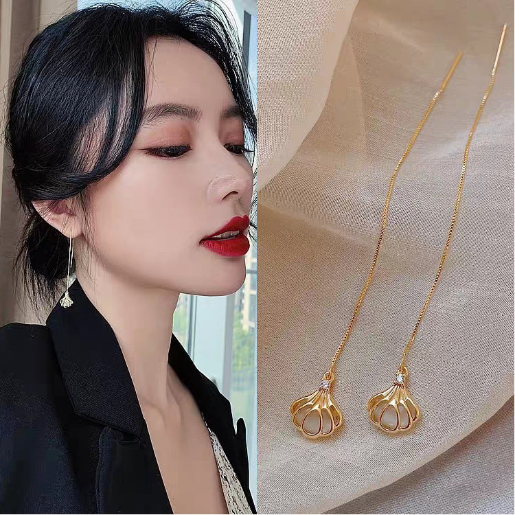 Fashion Geometric Alloy Inlay Rhinestones Women's Drop Earrings 1 Pair