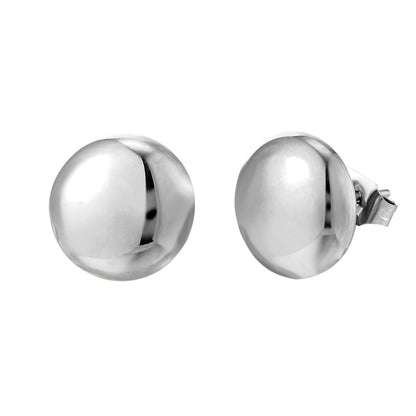 1 Pair Cute Solid Color Titanium Steel Earrings