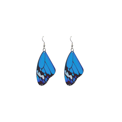 1 Pair Sweet Butterfly Arylic Epoxy Women's Drop Earrings