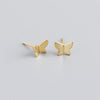 1 Pair Fashion Butterfly Sterling Silver Ear Studs