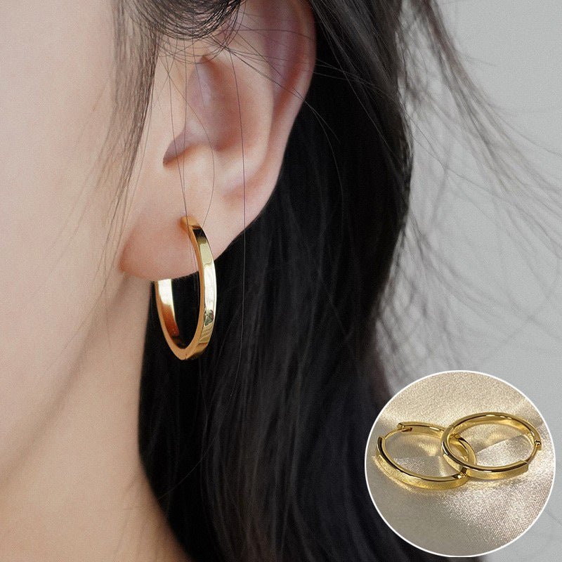 1 Pair Casual Retro Geometric Copper Plating Inlay Artificial Pearls Earrings