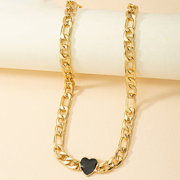 1 Piece Fashion Heart Shape Alloy Plating Women's Necklace