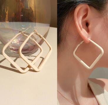 1 Pair Exaggerated Geometric Alloy Plating Women's Earrings