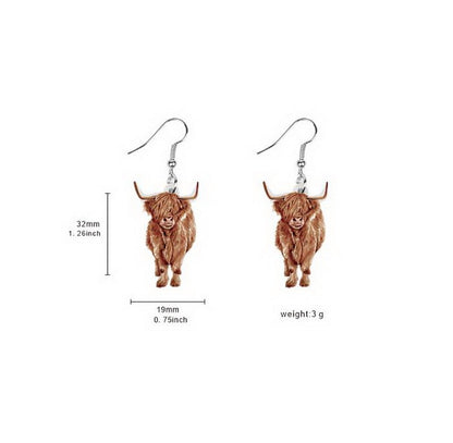 1 Pair Fashion Animal Arylic Women's Drop Earrings