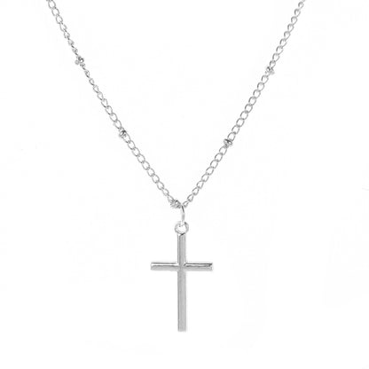 1 Piece Fashion Cross Alloy Plating Women'S Necklace