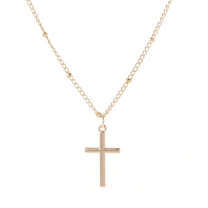 1 Piece Fashion Cross Alloy Plating Women'S Necklace