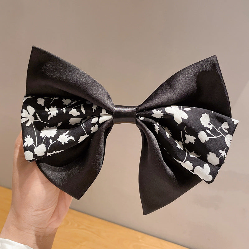 Korean New Bow Hair Accessories Solid Color Bows Hairpins Wholesale