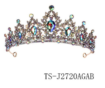 Retro Crown Alloy Plating Crown 1 Piece