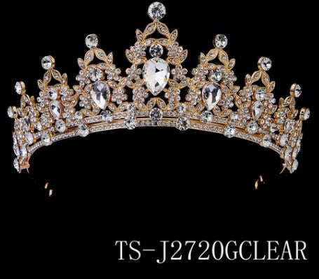 Retro Crown Alloy Plating Crown 1 Piece