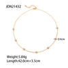 1 Piece Fashion Round Stainless Steel Plating Inlay Zircon Necklace