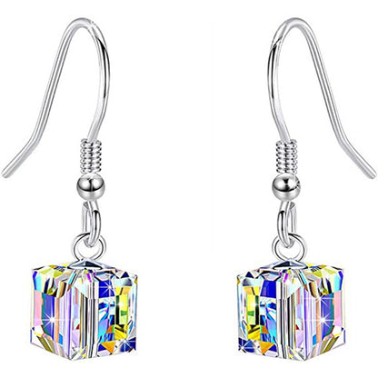 Simple Style Square Artificial Crystal Patchwork Women's Jewelry Set