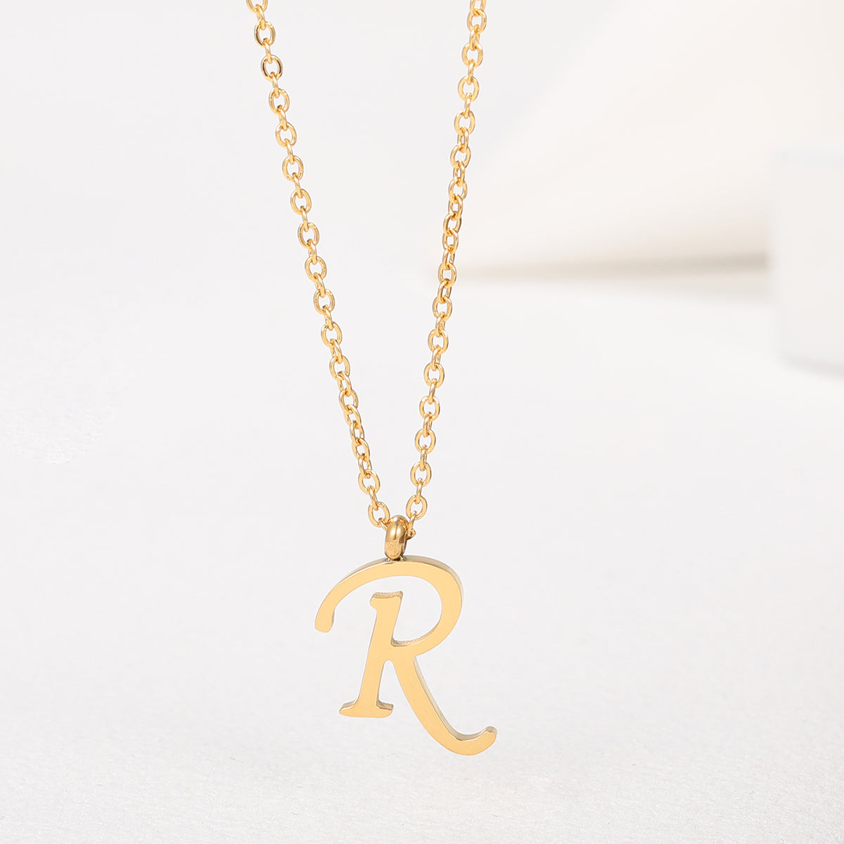 1 Piece Simple Style Letter Stainless Steel Plating Pendant Necklace