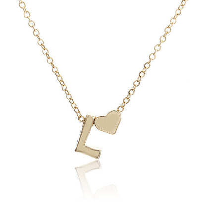 1 Piece Fashion Letter Alloy Chain Women's Pendant Necklace