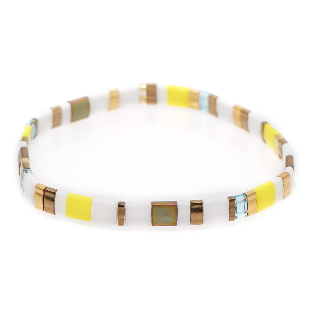 Fashion Rhombus Miyuki Tila Beads Wholesale Bracelets