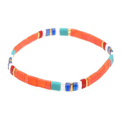 Fashion Rhombus Miyuki Tila Beads Wholesale Bracelets