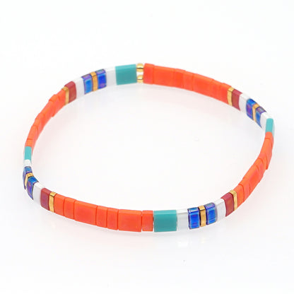 Fashion Rhombus Miyuki Tila Beads Wholesale Bracelets