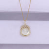 1 Piece Fashion Heart Shape Copper Plating Inlay Zircon Pendant Necklace