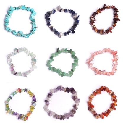 Simple Style Color Block Artificial Crystal Irregular Bracelets
