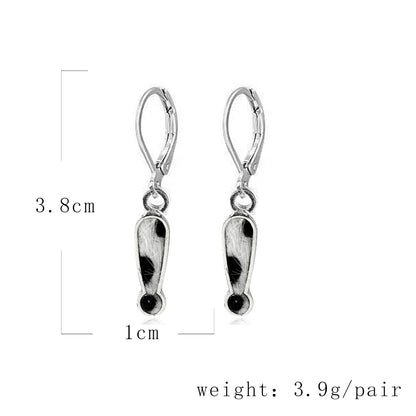 1 Pair Fashion Cow Pattern Star Butterfly Alloy Plating Women's Drop Earrings