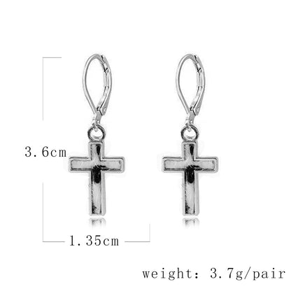 1 Pair Fashion Cow Pattern Star Butterfly Alloy Plating Women's Drop Earrings