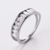 1 Piece Fashion Heart Shape Chains Print Stainless Steel Inlay Zircon Wave Ring