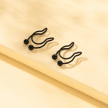 Hip-hop U Shape Alloy Plating Nose Ring