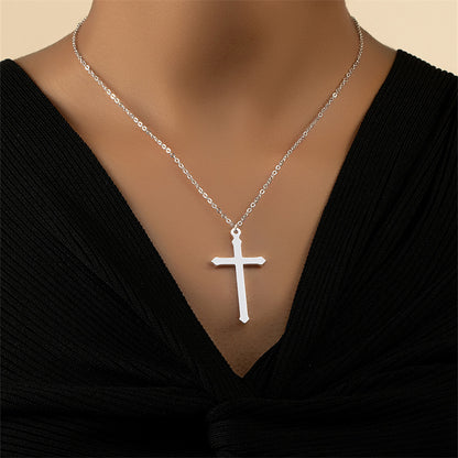 1 Piece Fashion Cross Alloy Plating Women's Pendant Necklace