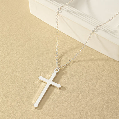 1 Piece Fashion Cross Alloy Plating Women's Pendant Necklace