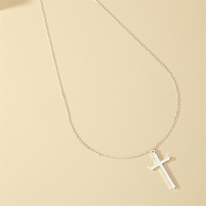 1 Piece Fashion Cross Alloy Plating Women's Pendant Necklace