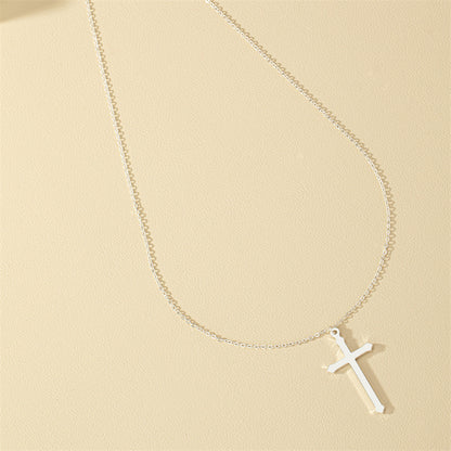 1 Piece Fashion Cross Alloy Plating Women's Pendant Necklace