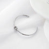 1 Piece Simple Style Solid Color Knot Stainless Steel Plating Bangle